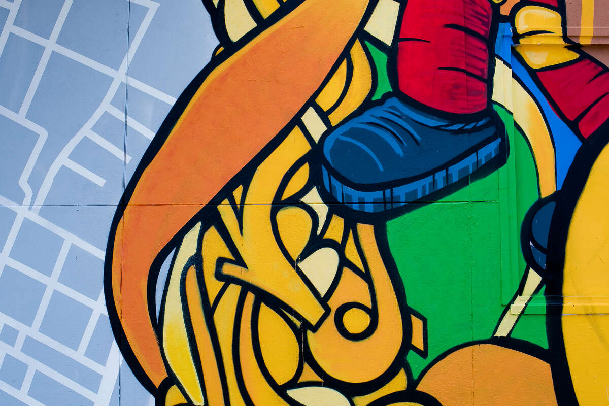 New mural in EaDo mixes McDonald's with Houston city life