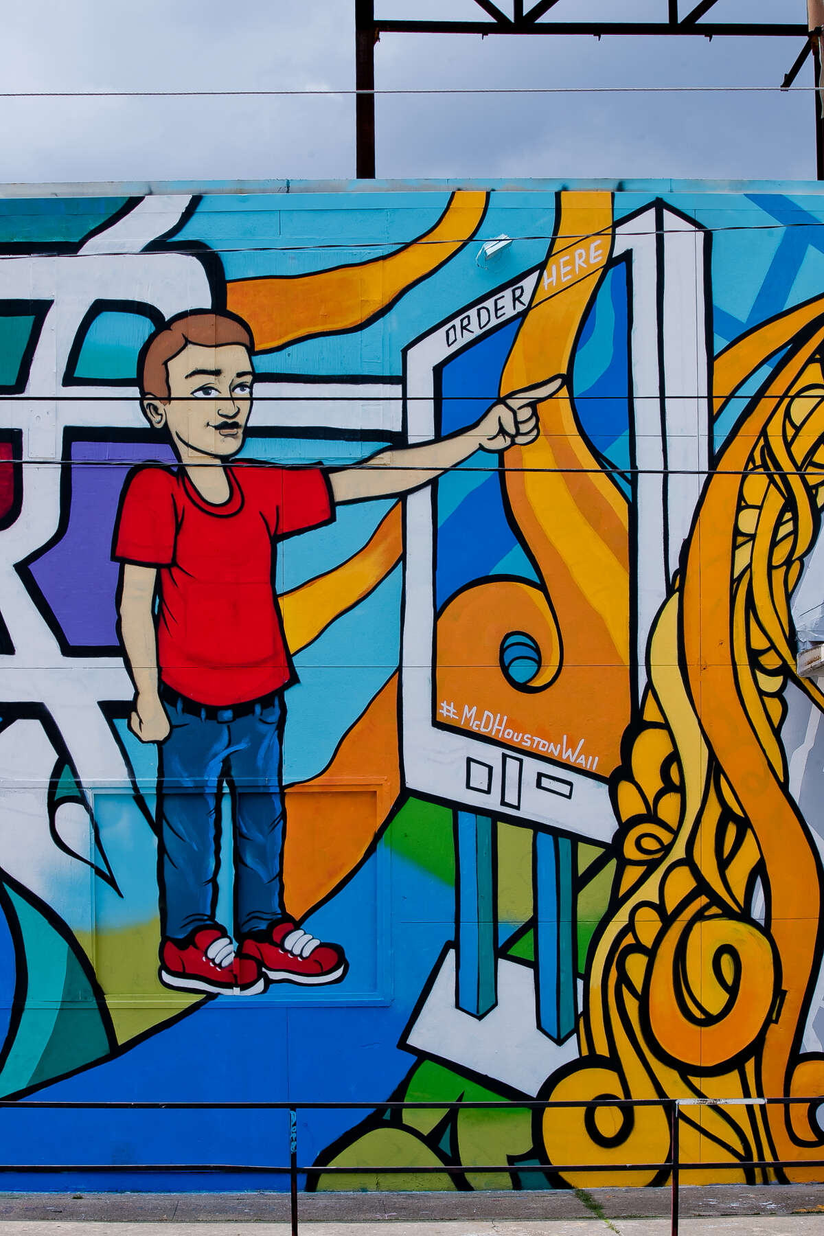 New mural in EaDo mixes McDonald's with Houston city life