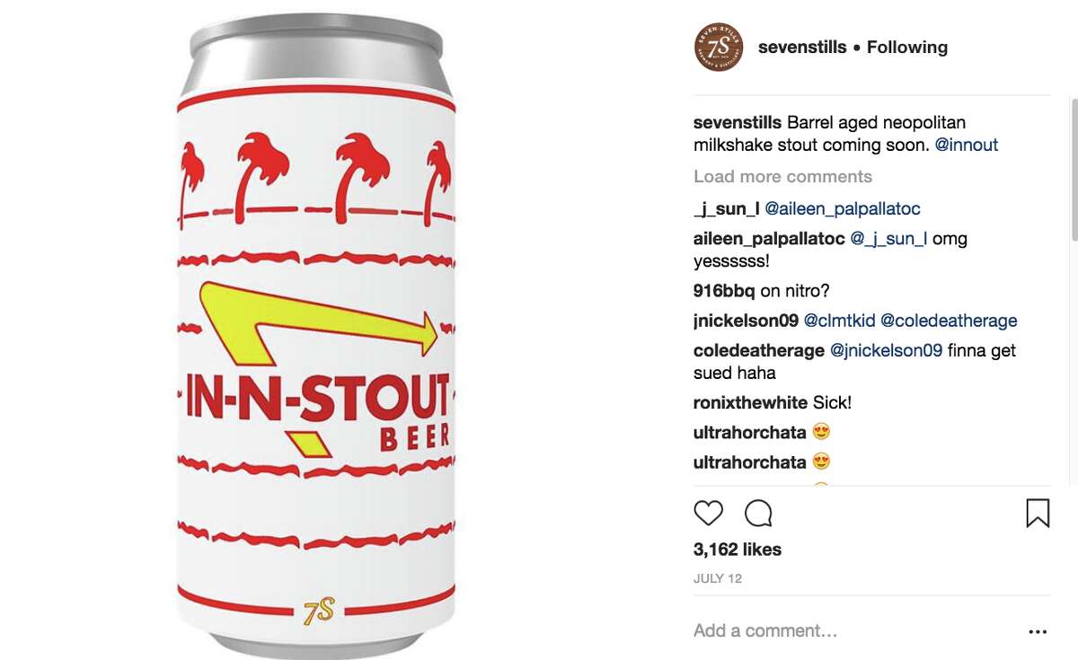 Seven Stills received a cease and desist over their In-N-Stout beer.