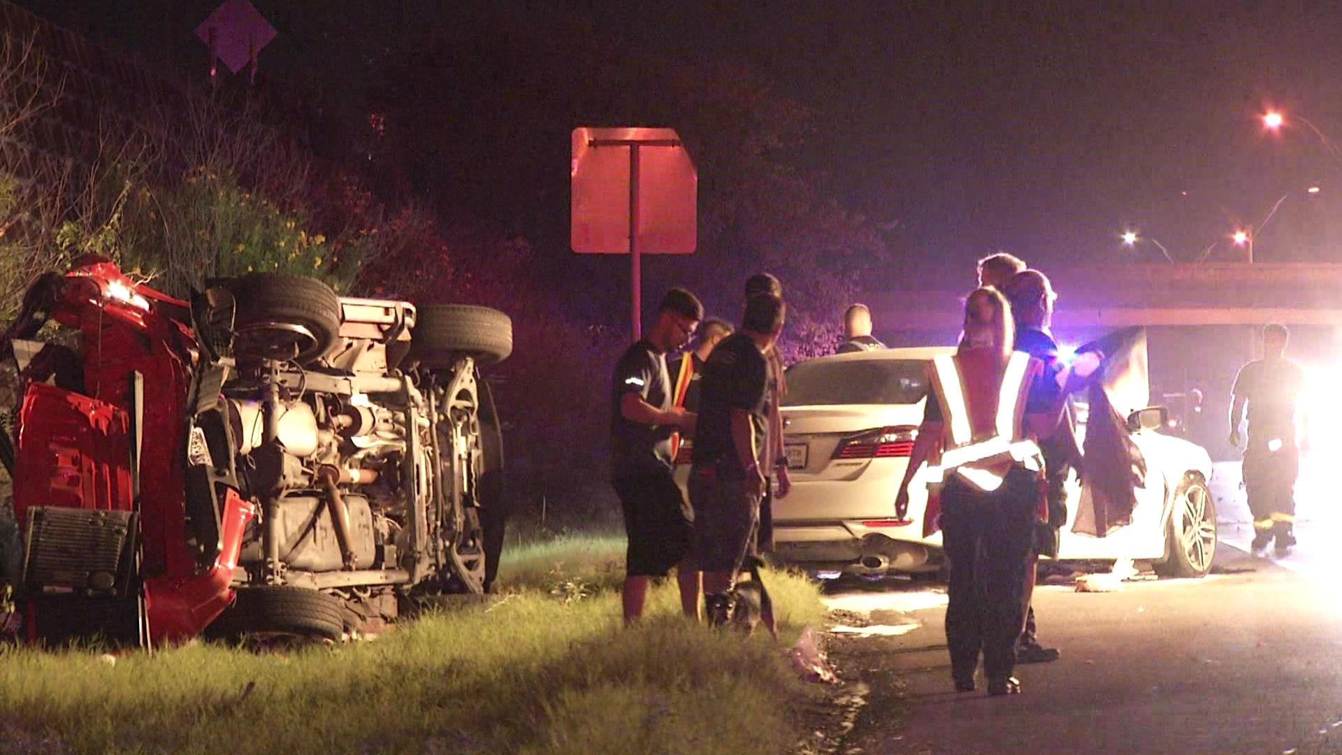 Man hospitalized in critical condition after fiery rollover crash on NW ...