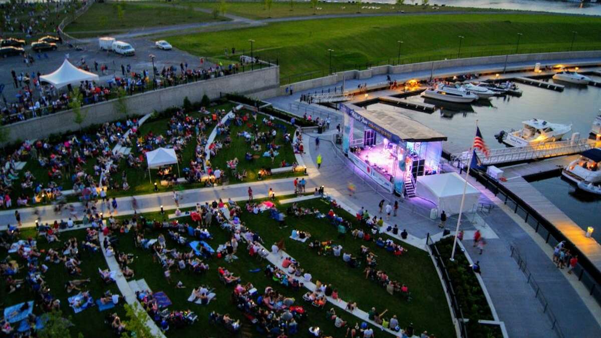 Rivers Casino & Resort Schenectady's Harbor Jam outdoor summer concert series 2018 at the Mohawk Harbor Amphitheater in Schenectady. (Ali Stewart)