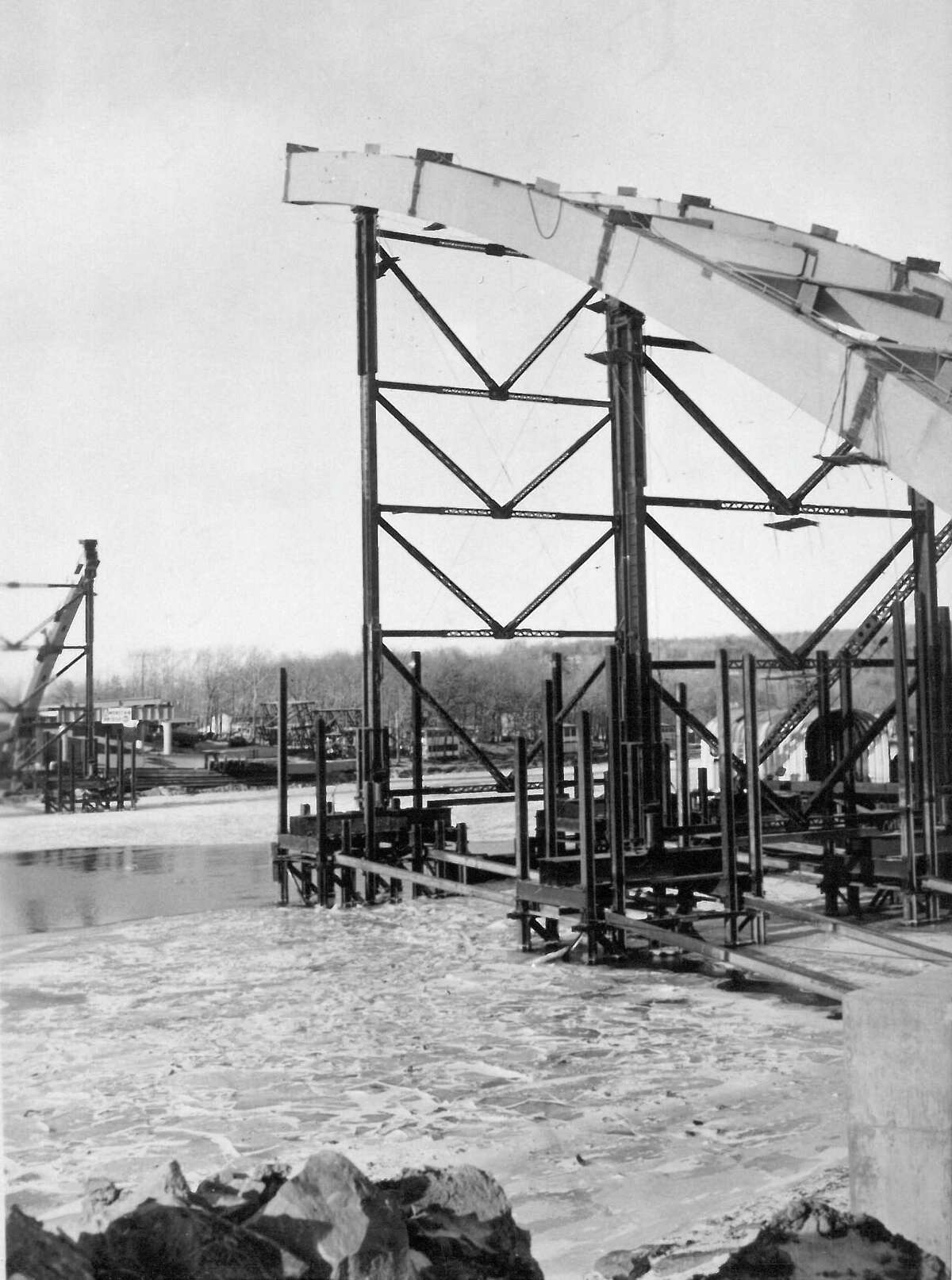 Construction of the Twin Bridges