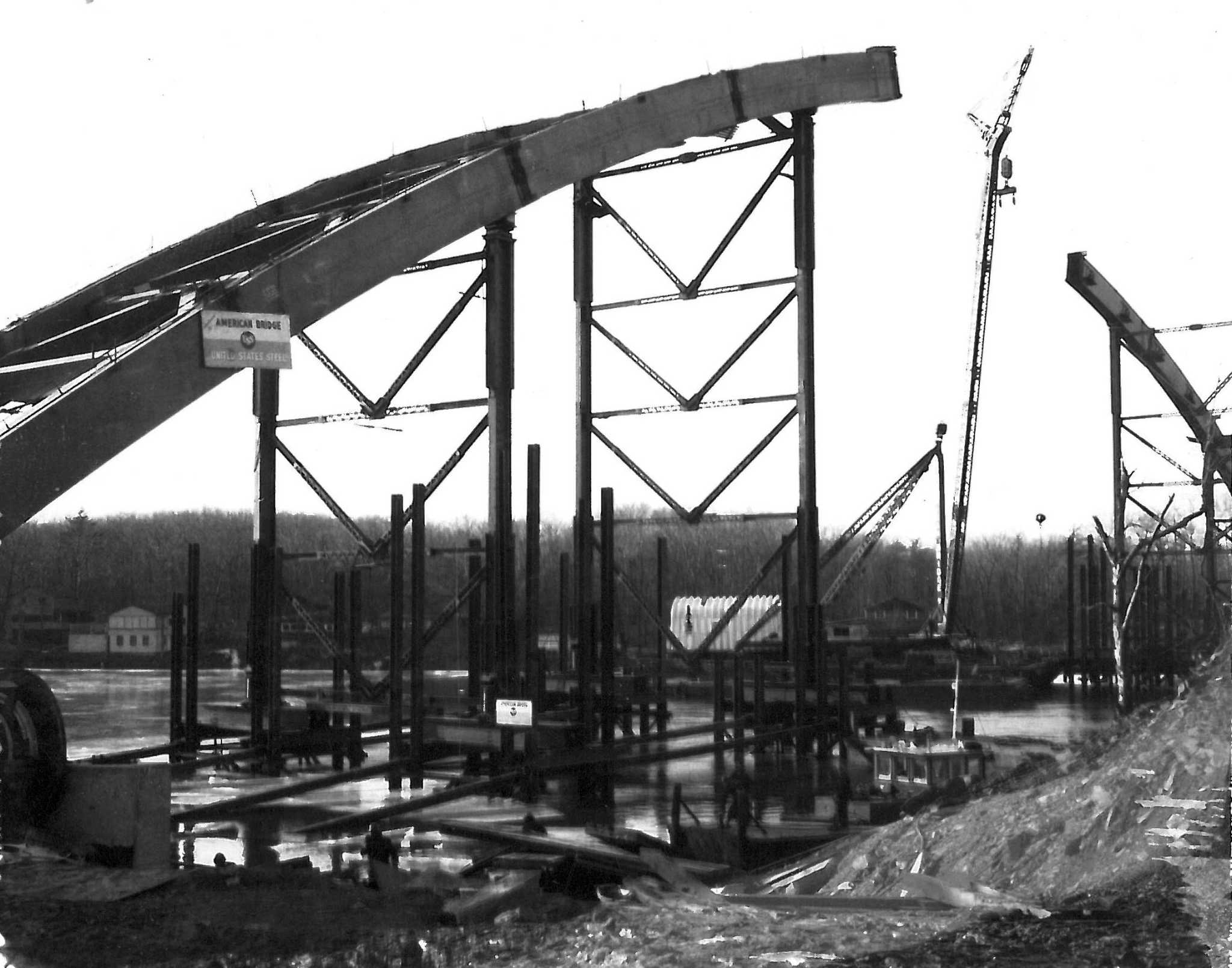 Construction of the Twin Bridges
