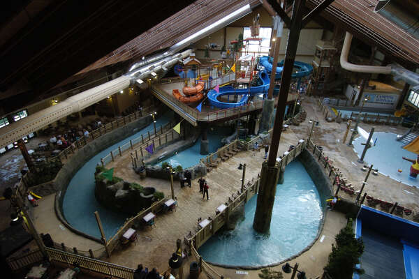 The Six Flags Great Escape Lodge &amp; Indoor Waterpark opened to the public in February 2006. (Skip Dickstein / Times Union)