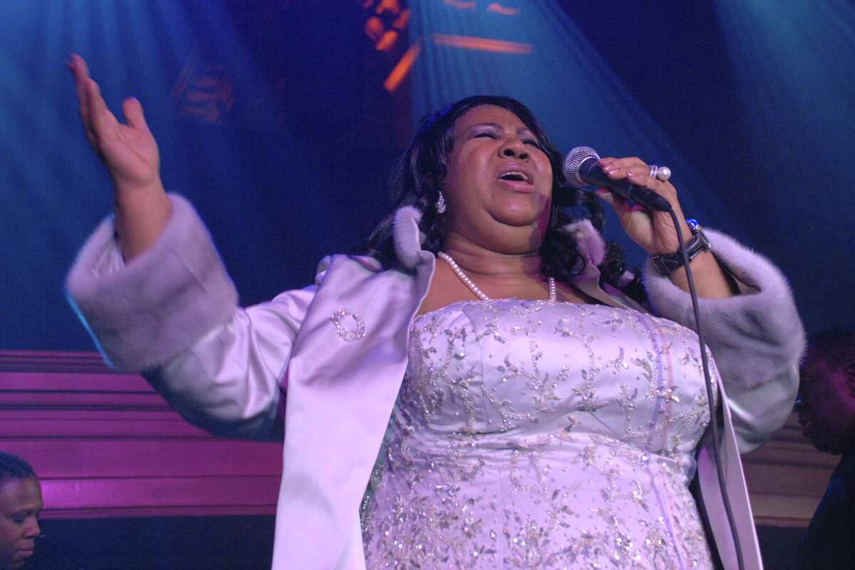 Aretha Franklin, the Queen of Soul, in 2007, the year of her last performance in San Antonio.