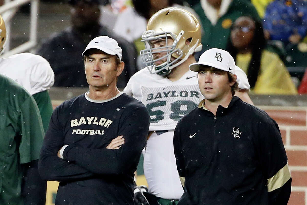 Ex-Baylor Coach Art Briles Visits UH Practice