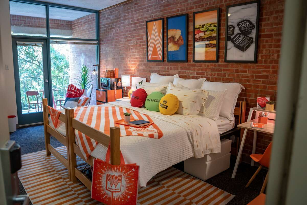 San Antonio college student's Trinity University dorm room is full of Whataburger flavor