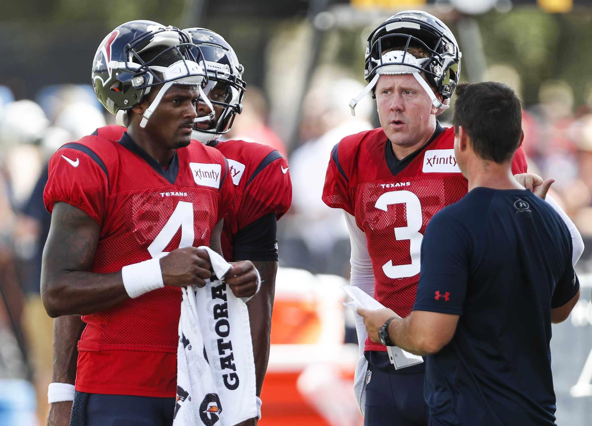 Texans backup QB Brandon Weeden on Deshaun Watson: 'Hopefully, he'll be ...