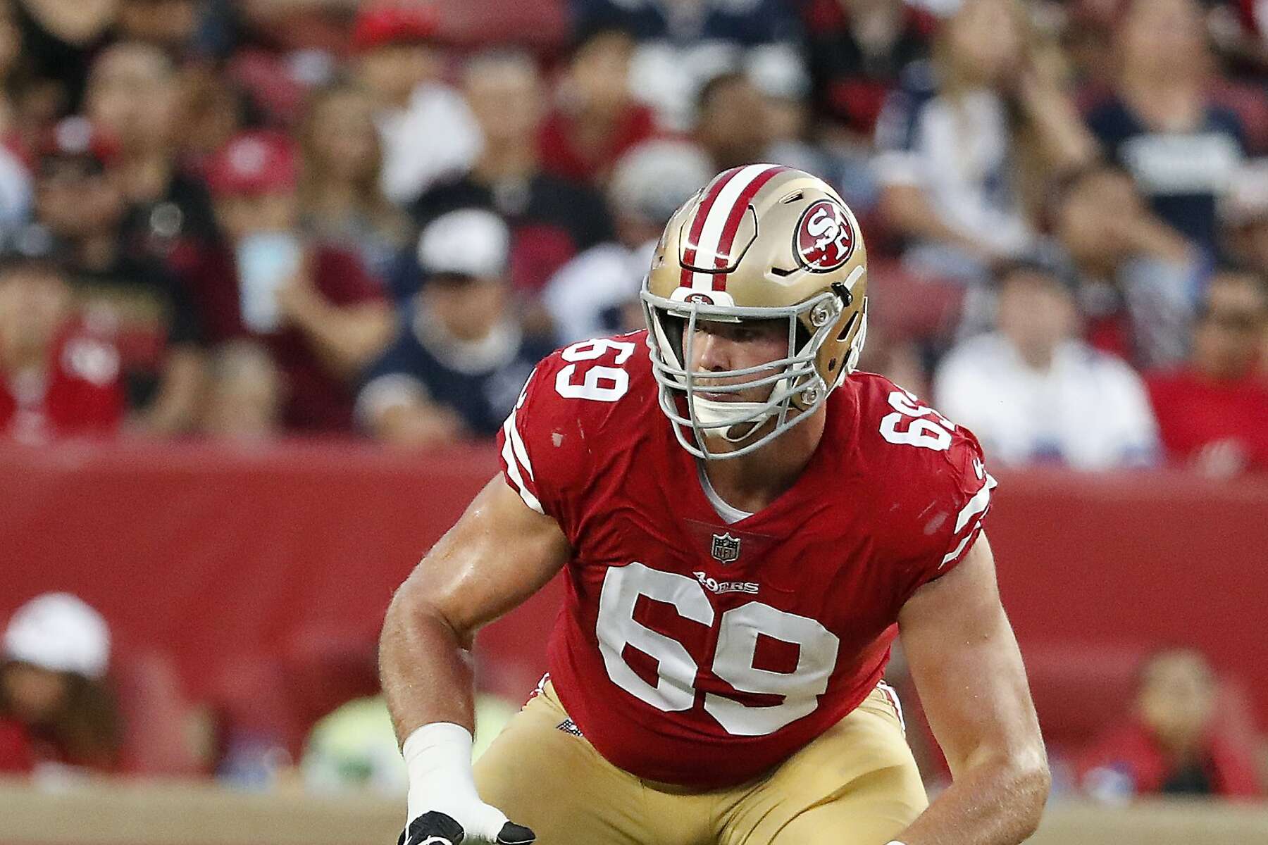 49ers' Mike McGlinchey to connect with another Notre Dame alum