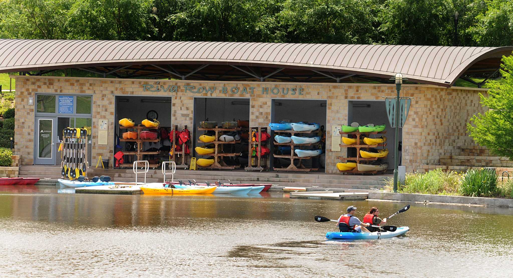 Riva Row Boat House provides residents visitors access to The