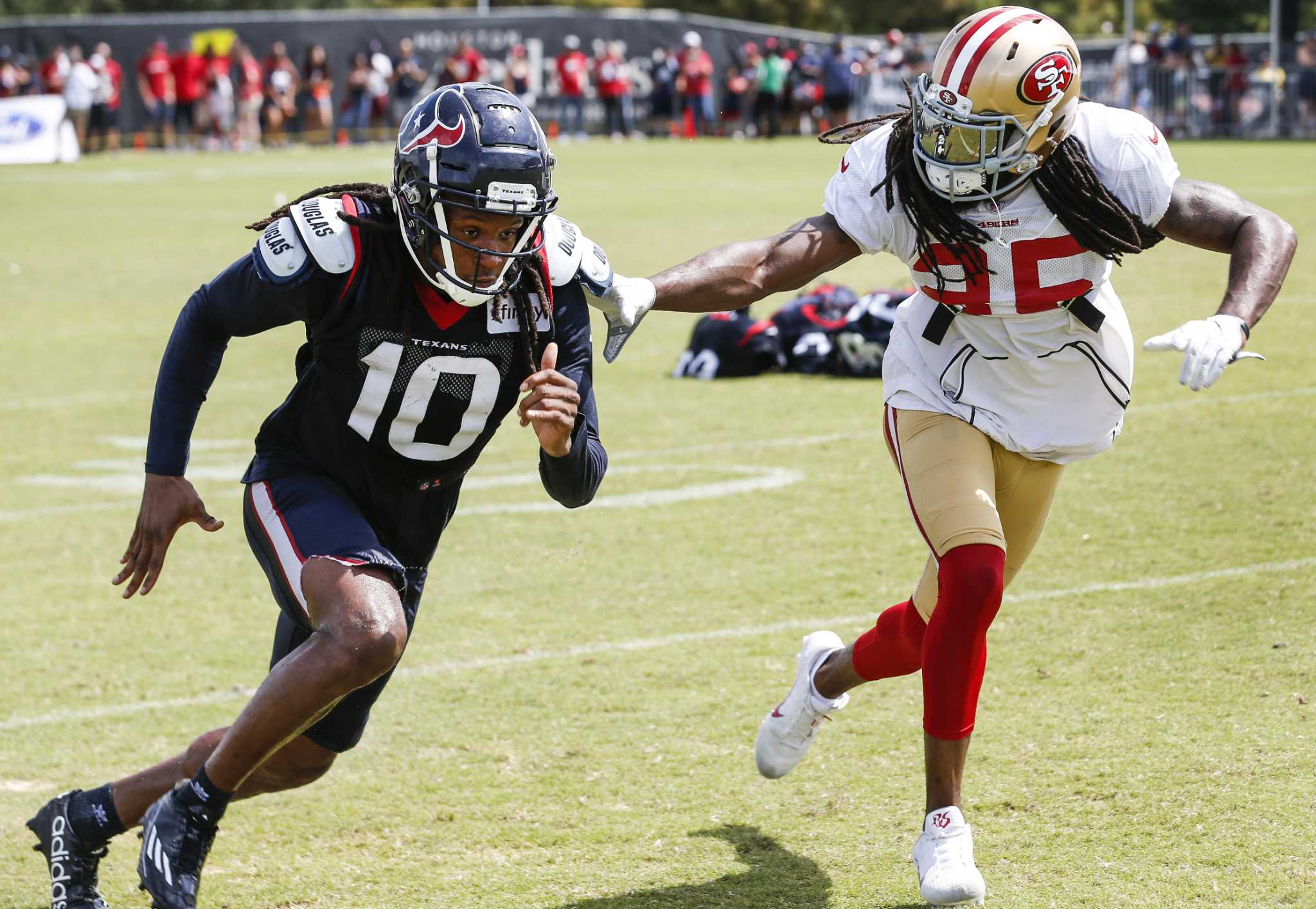 Texans' DeAndre Hopkins, Niners' Richard Sherman share respect as they help  each other improve