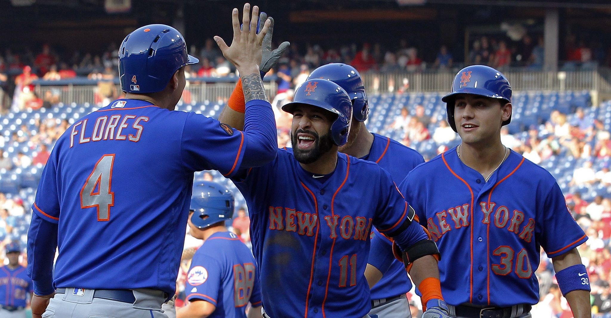 PHILADELPHIA (AP) — The New York Mets didn't care who was on the mound...