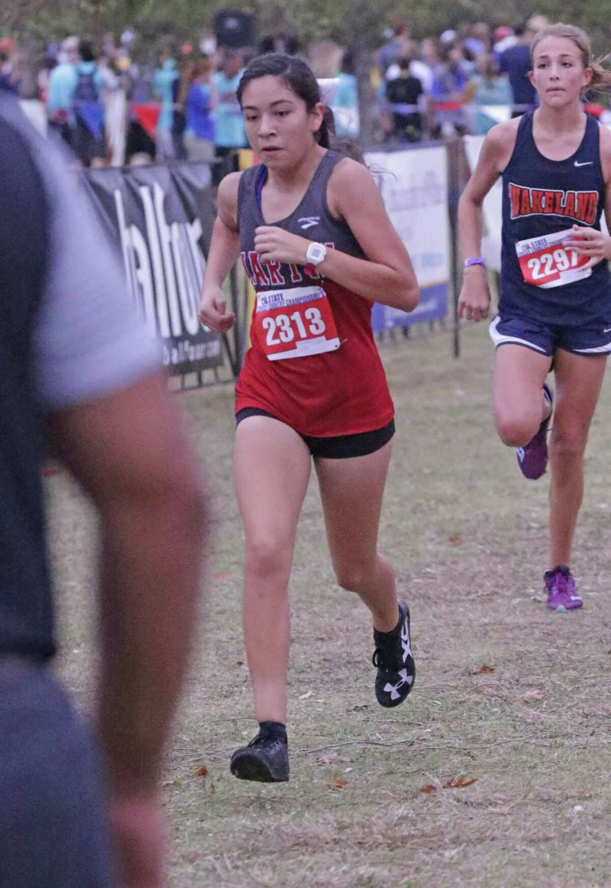 Martin’s Samantha Gonzalez, United’s Alex Munoz and Nixon’s Alexa Rodriguez lead a contingency of Laredo runners that will compete on Monday at the Region IV Cross Country Championships looking for a state berth. Gonzalez and Rodriguez were the city’s two representatives a year ago while Munoz nearly joined them.