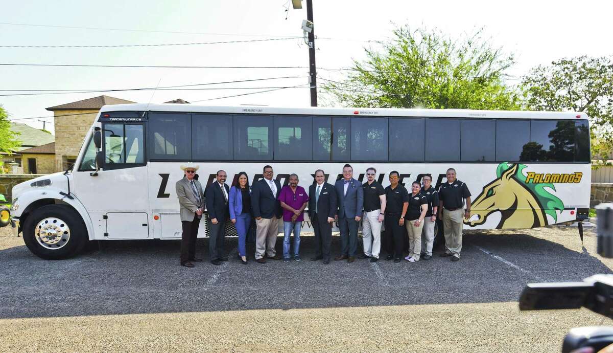 Laredo College debuts new logo, athletic bus for 2018