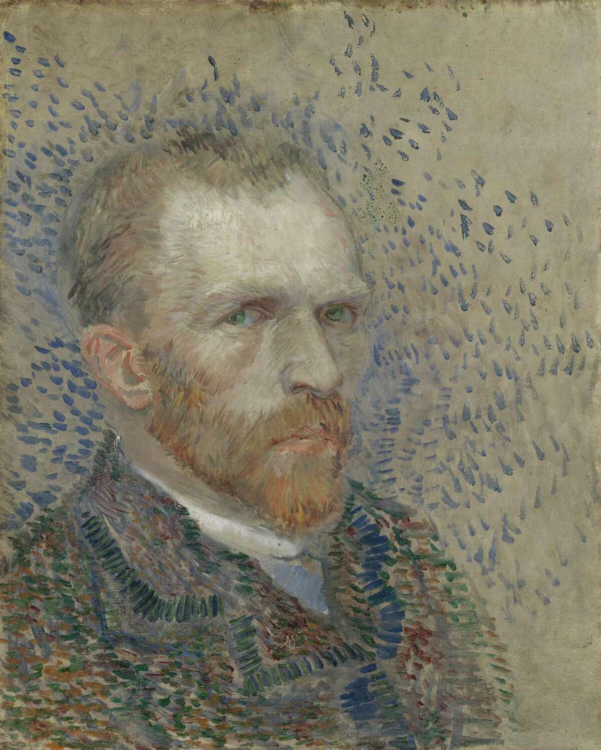 A Vincent van Gogh "Self-Portrait" from 1887 was on view.