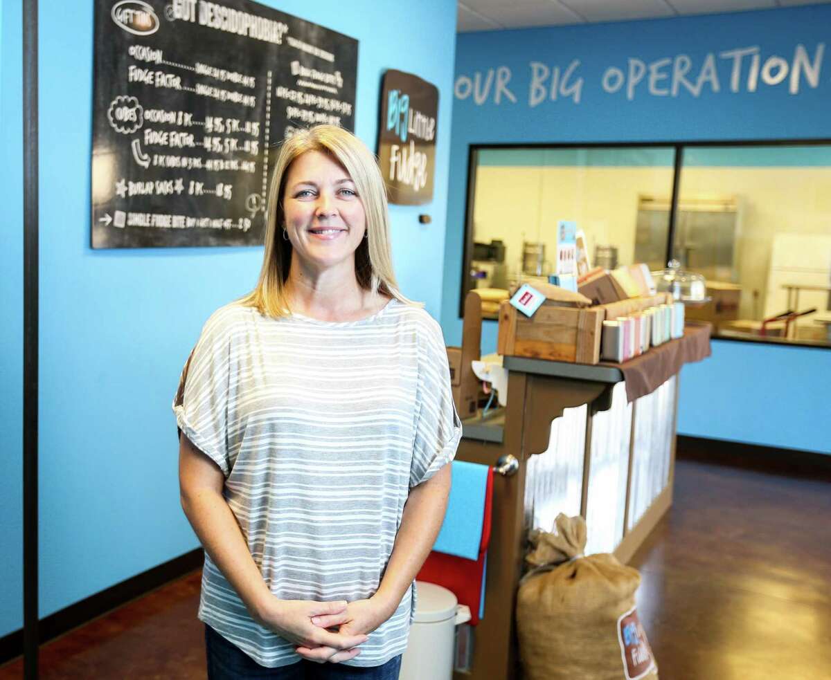 Big Little Fudge owner Robin Strickland poses for a portrait on Friday, Aug. 17, 2018, in Montgomery.