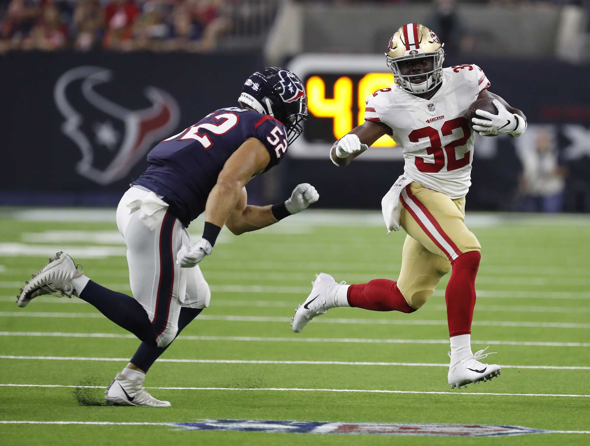 NFL: Watson looks sharp in Texans' win over 49ers