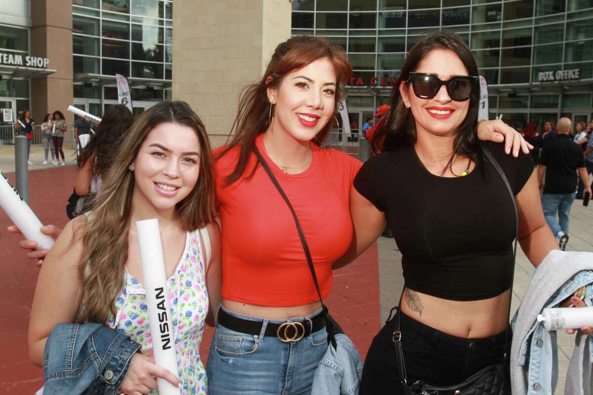 Fans attending the Latino Mix Live Show at Toyota Center.
