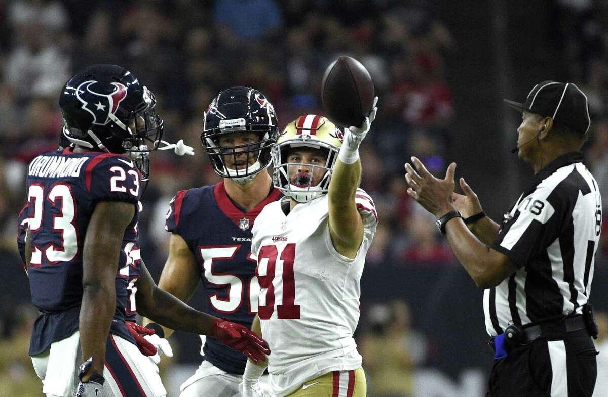 Who was #81 for the Falcons in their first preseason game?