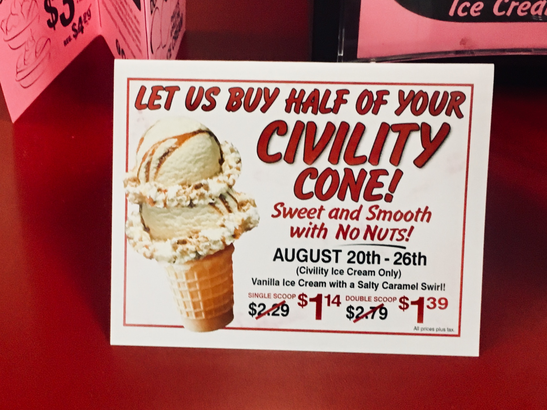 Stewart S Unveils New Civility Campaign With Ice Cream Of Course