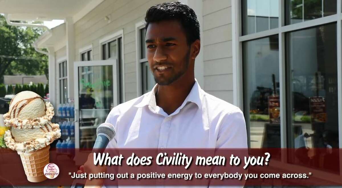 Stewart's Shops interviewed customers and asked them what they think about what civility means as part of the launch of its new Civility ice cream this week. The chain says the promotion is part of a larger campaign to promote civility in society amid an increasingly combative tone in society. This is a screen shot from a video the company posted on social media.