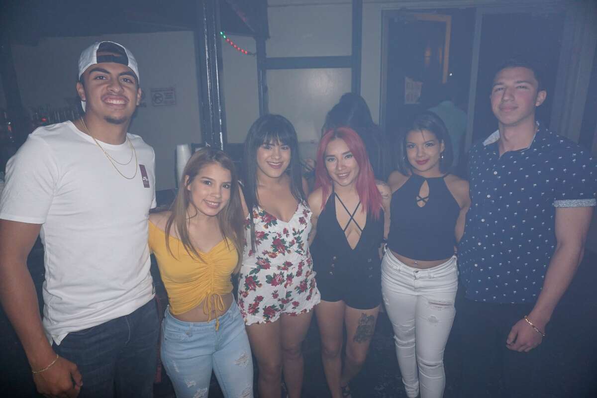 Rito Santos, Chelsea Rubio, Crystal Elias, Sofia Contreras, Brianna Rubio and James Vaughn at Club Vibe Friday, August 10, 2018
