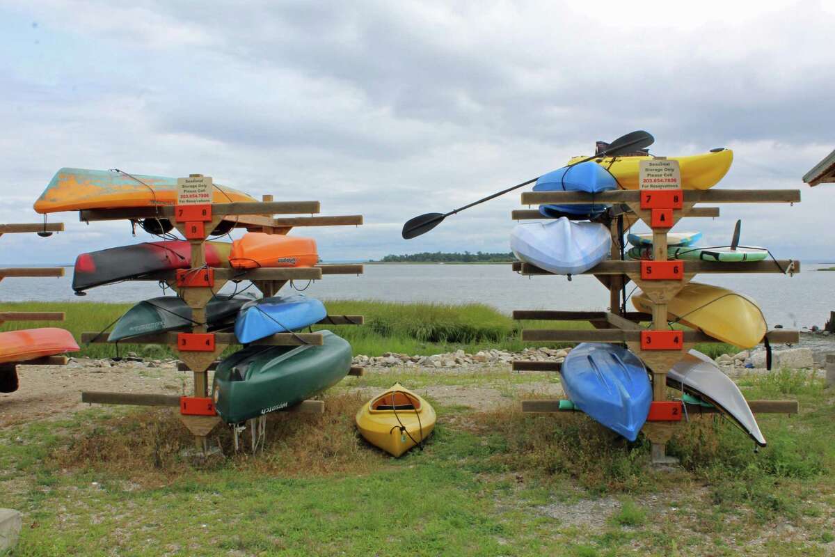 Kayak racks a hit at Calf Pasture