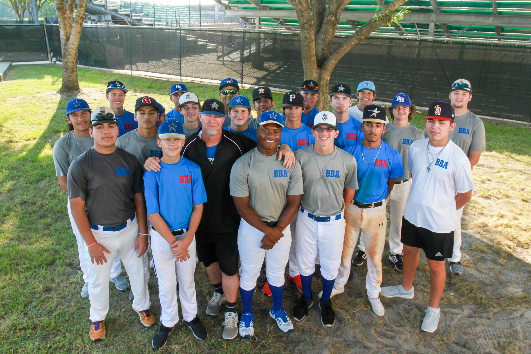 Coach DonnieRay Gregory organized his Baytown Baseball Academy players