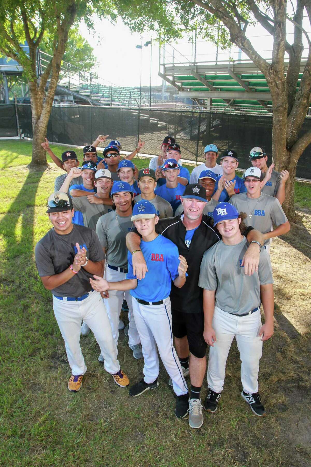 Coach DonnieRay Gregory organized his Baytown Baseball Academy players
