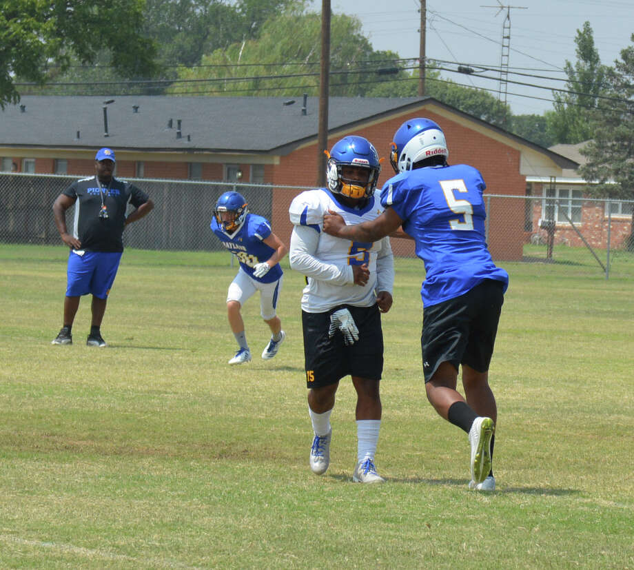 Aug. 20 Wayland Baptist Football Practice Plainview Herald