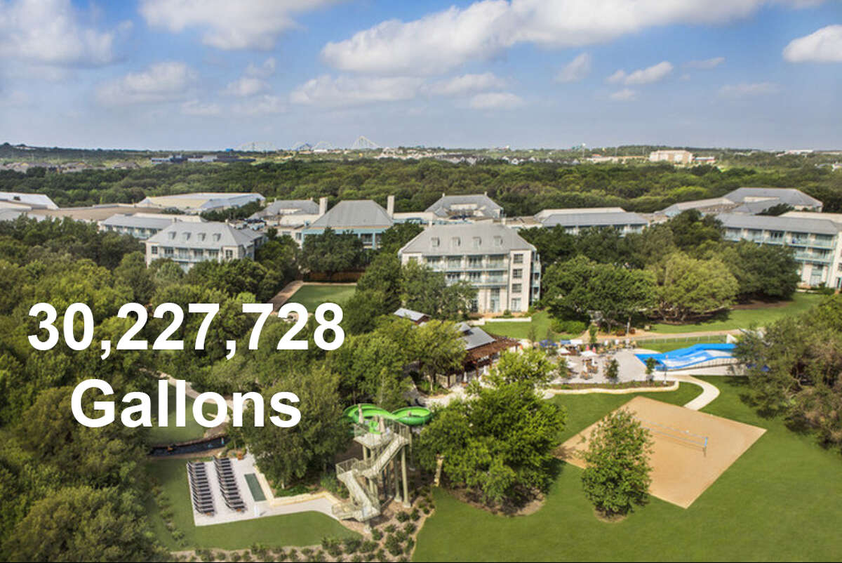 19. JW Marriott SA Hill Country on Resort Parkway used 30,227,728 gallons between Jan. 1-July 31, 2018.