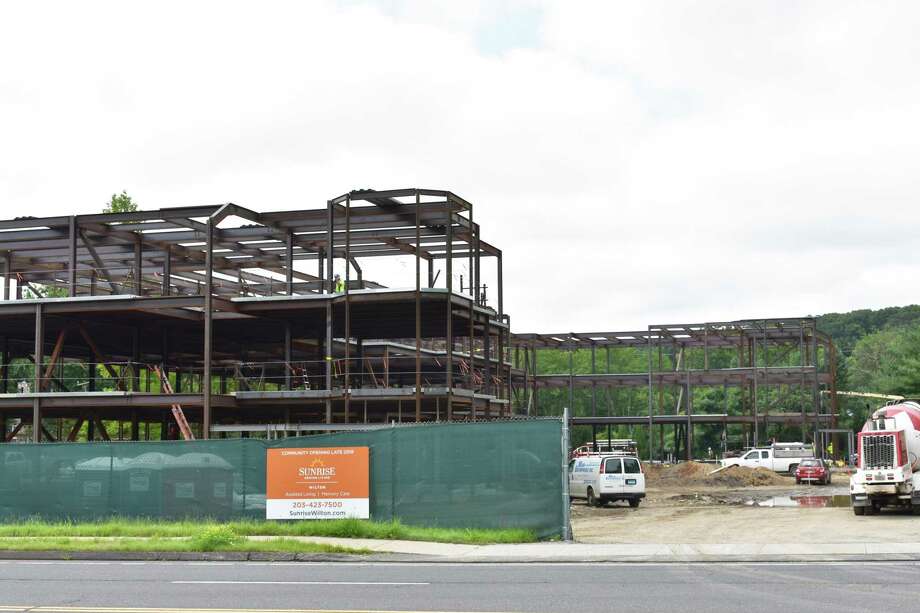 Wilton Transitions Young S Nursery The Hour Steel Beams Frame Out What Will Become The Sunrise Senior Living Community In Wilton Conn