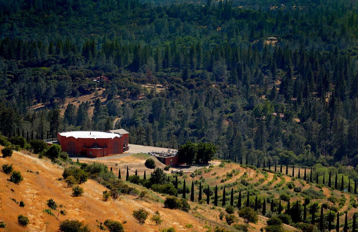 The Renaissance Winery sits above scenic areas of Yuba County at an elevation of about 2000 feet outside Oregon House, Calif., on Thursday, July 5, 2018. The winery, dating back to the early 70s, is owned and run by the Fellowship of Friends, a group formed around alternative religious and philosophical beliefs.