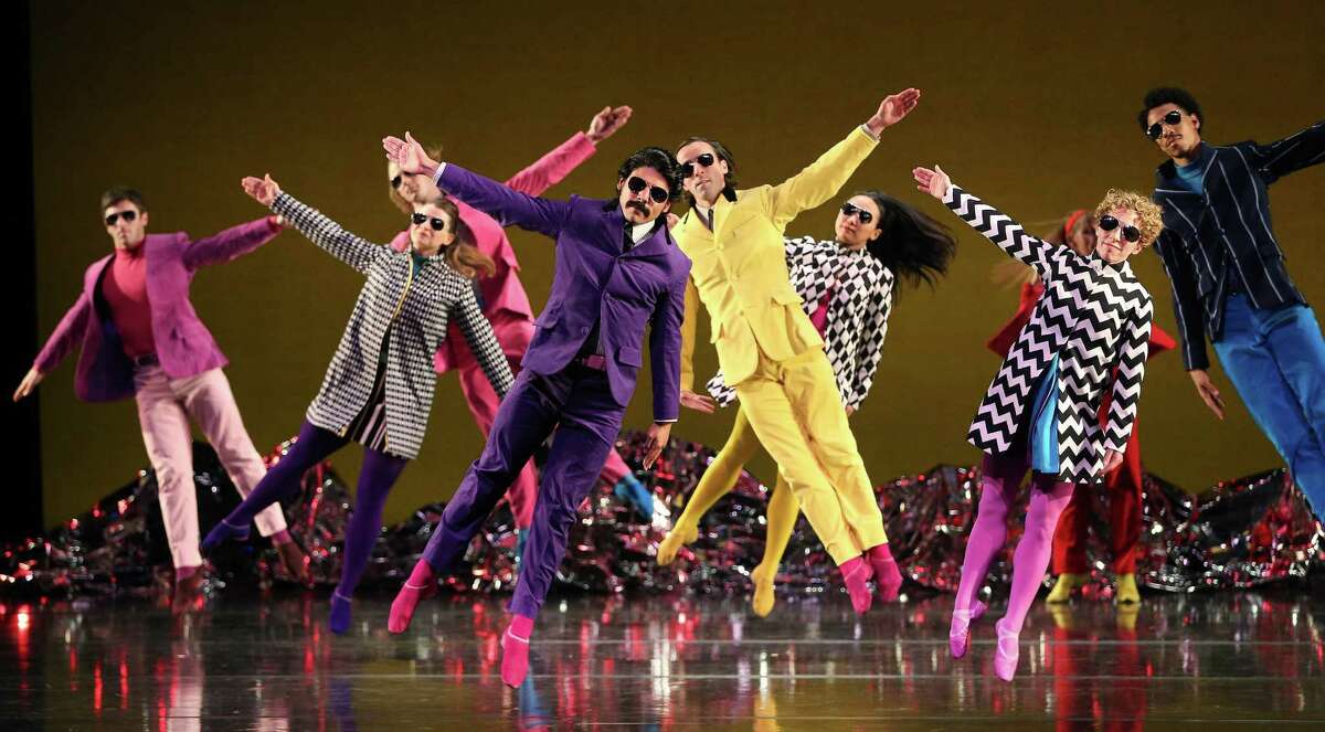 Members of the Mark Morris Dance Group perform in “Pepperland,” which debuted last year in Liverpool to mark the classic Beatles album’s 50th anniversary.