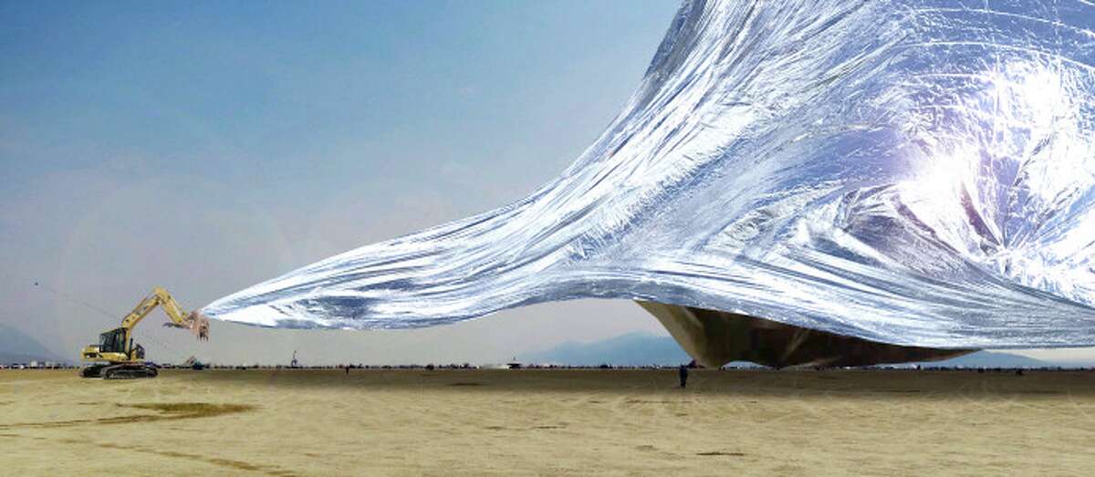 "The Blanket," created by Russian artist Alex Shtanuk, will keep people cool at Burning Man 2018.