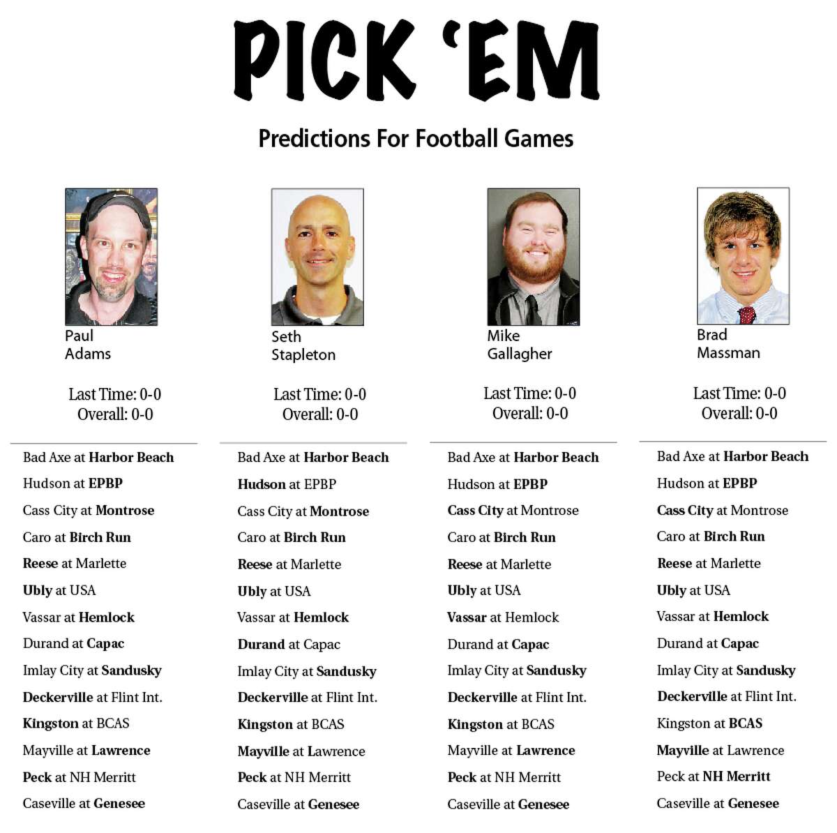 Take Part in News-Times Football Pick 'Em Panel