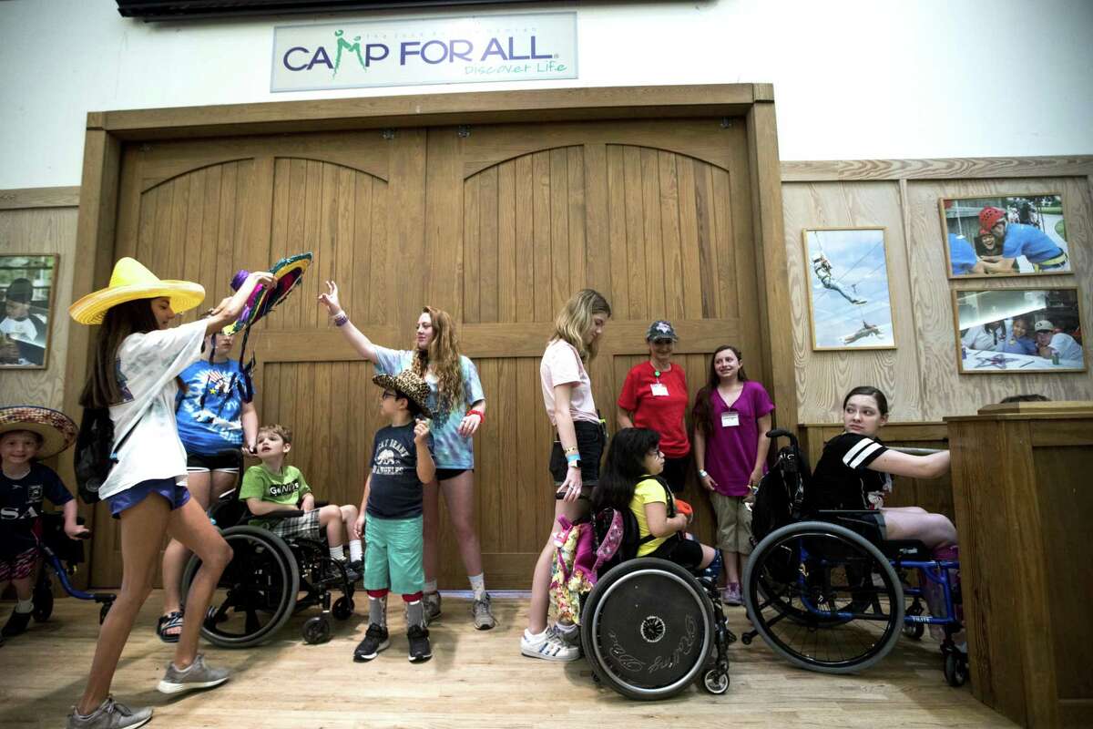 All smiles for the kids at Camp For All