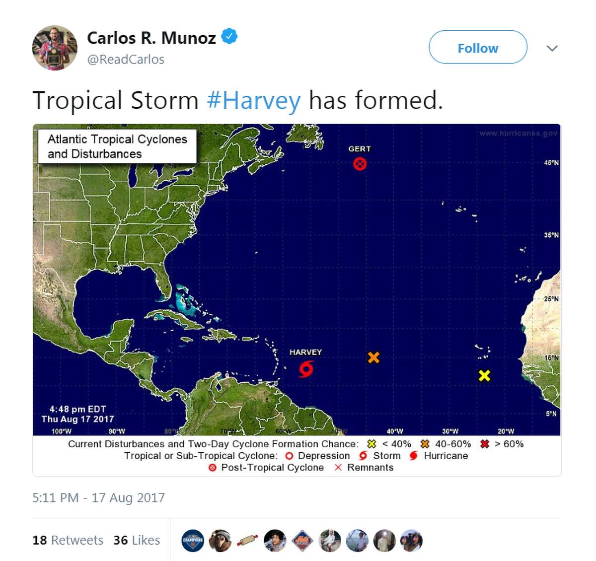Hurricane Harvey, as told through social media