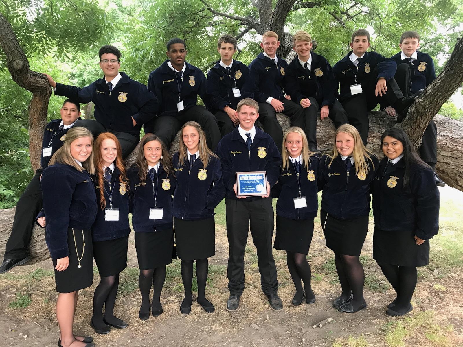 Coldspring FFA Chapter  brings home awards from state 