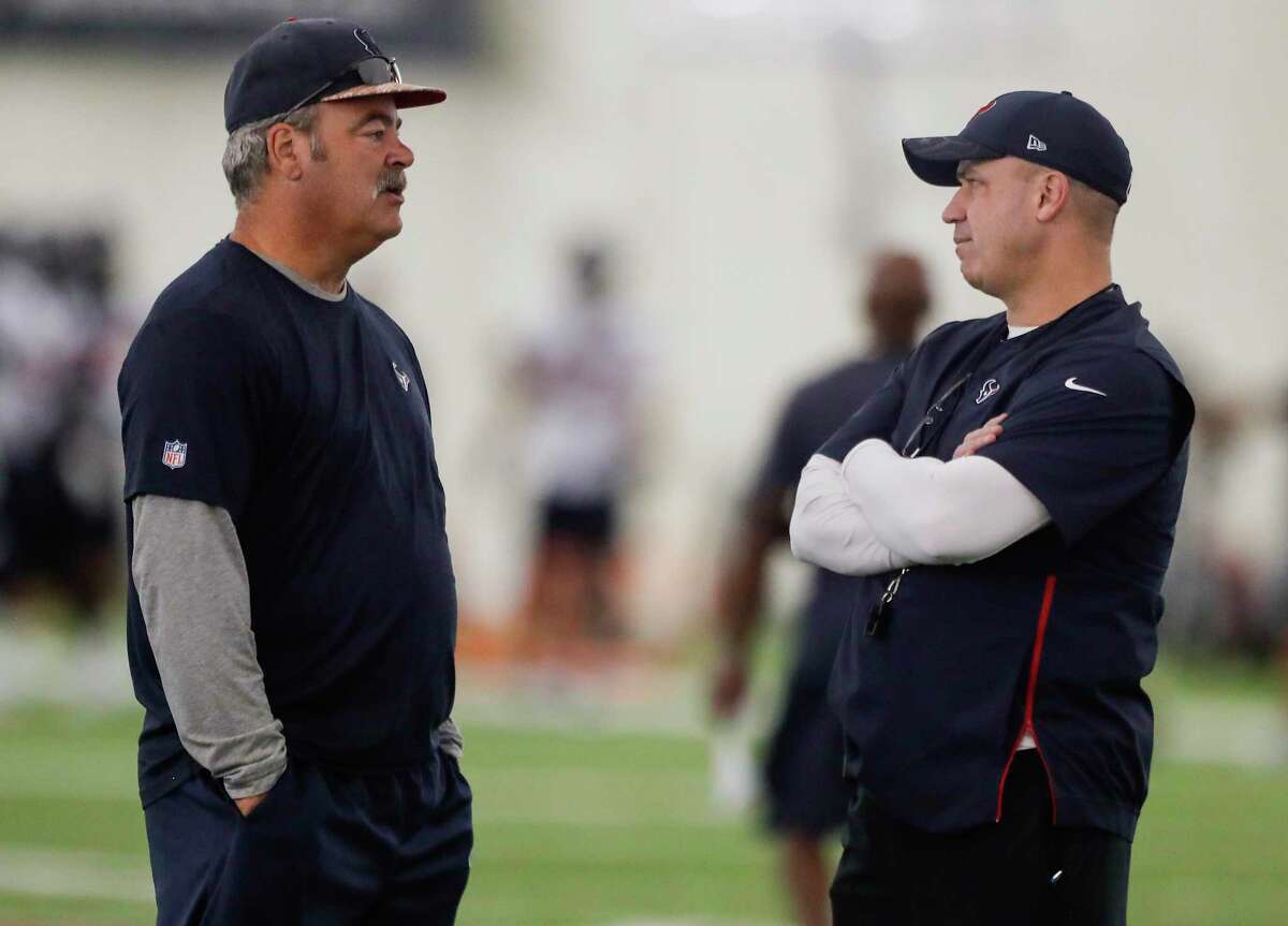Depending on what happens with the tampering allegations against the Texans, CEO Cal McNair (left) and coach Bill O'Brien might need a fallback plan if preferred general manager choice Nick Caserio isn't available.