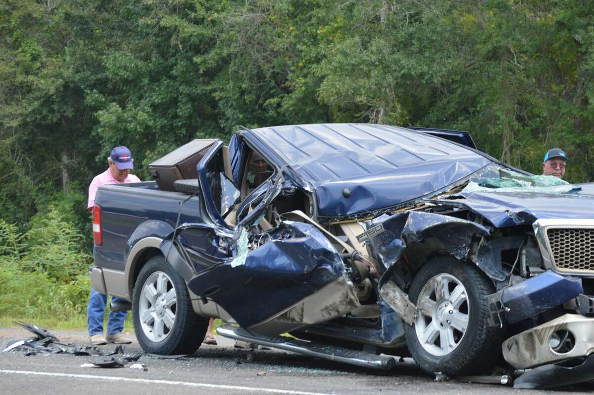 Photos: Man hospitalized after Newton County crash