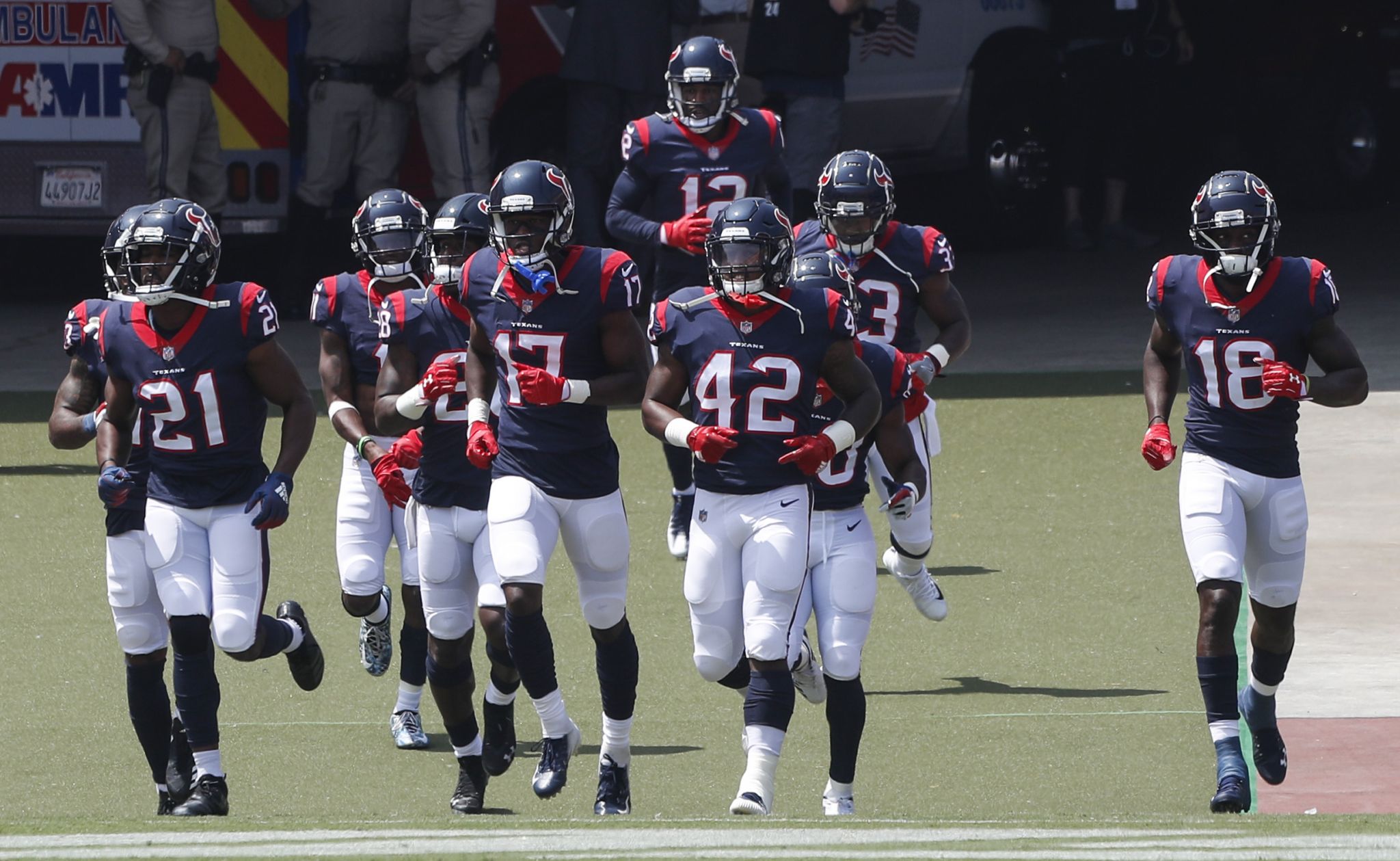 Texans rookie Martinas Rankin makes NFL preseason debut