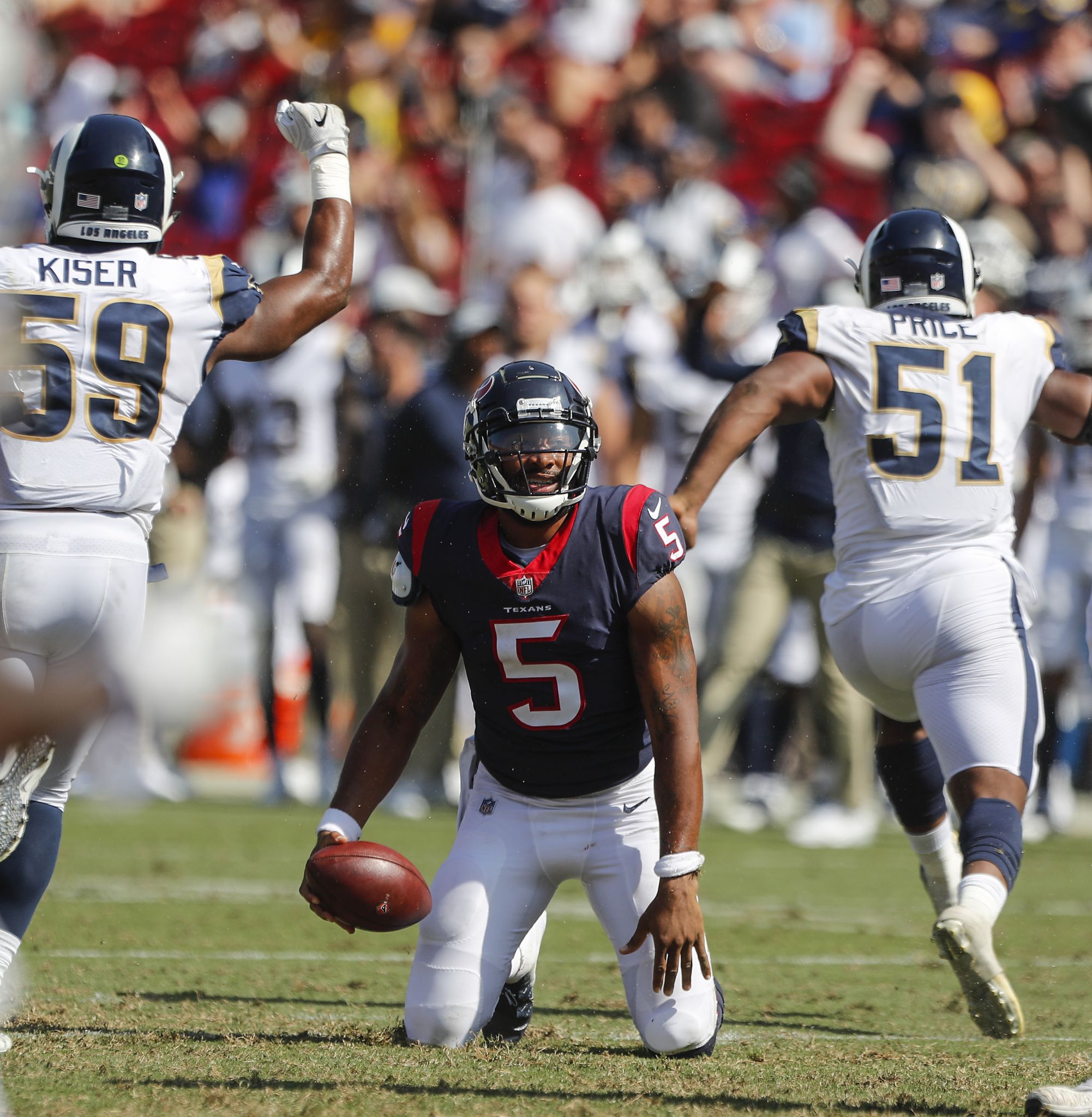 August 18, 2018: Houston Texans running back Alfred Blue (28) during the  preseason NFL football game