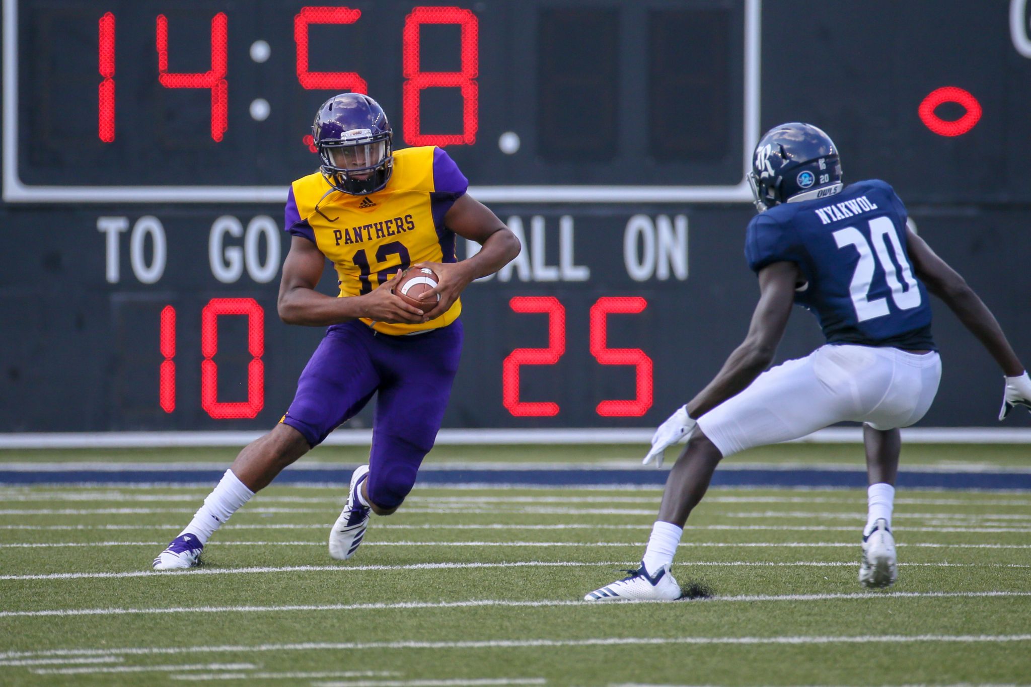 October 13, 2018: The Prairie View A&M Panthers take the field