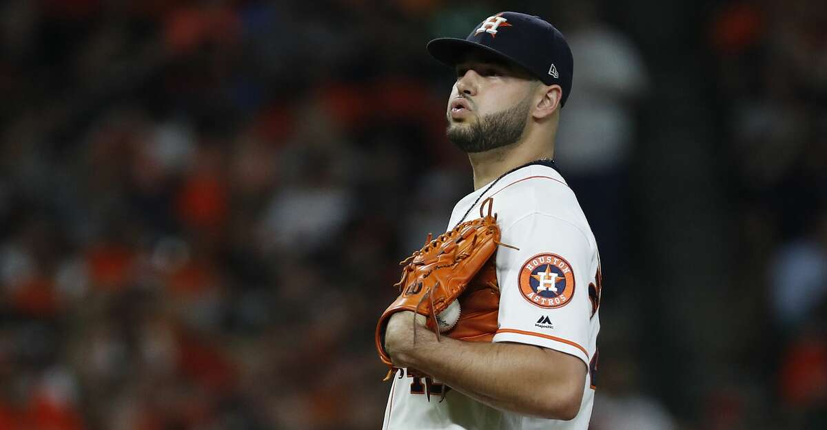 PHOTOS: Astros game-by-game Houston Astros starting pitcher Lance McCullers Jr. (43) reacts after giving up a three-run home run to Oakland Athletics Chad Pinder during the fourth inning of an MLB game at Minute Maid Park, Wednesday, July 11, 2018, in Houston. ( Karen Warren / Houston Chronicle ) Browse through the photos to see how the Astros have fared in each game this season.