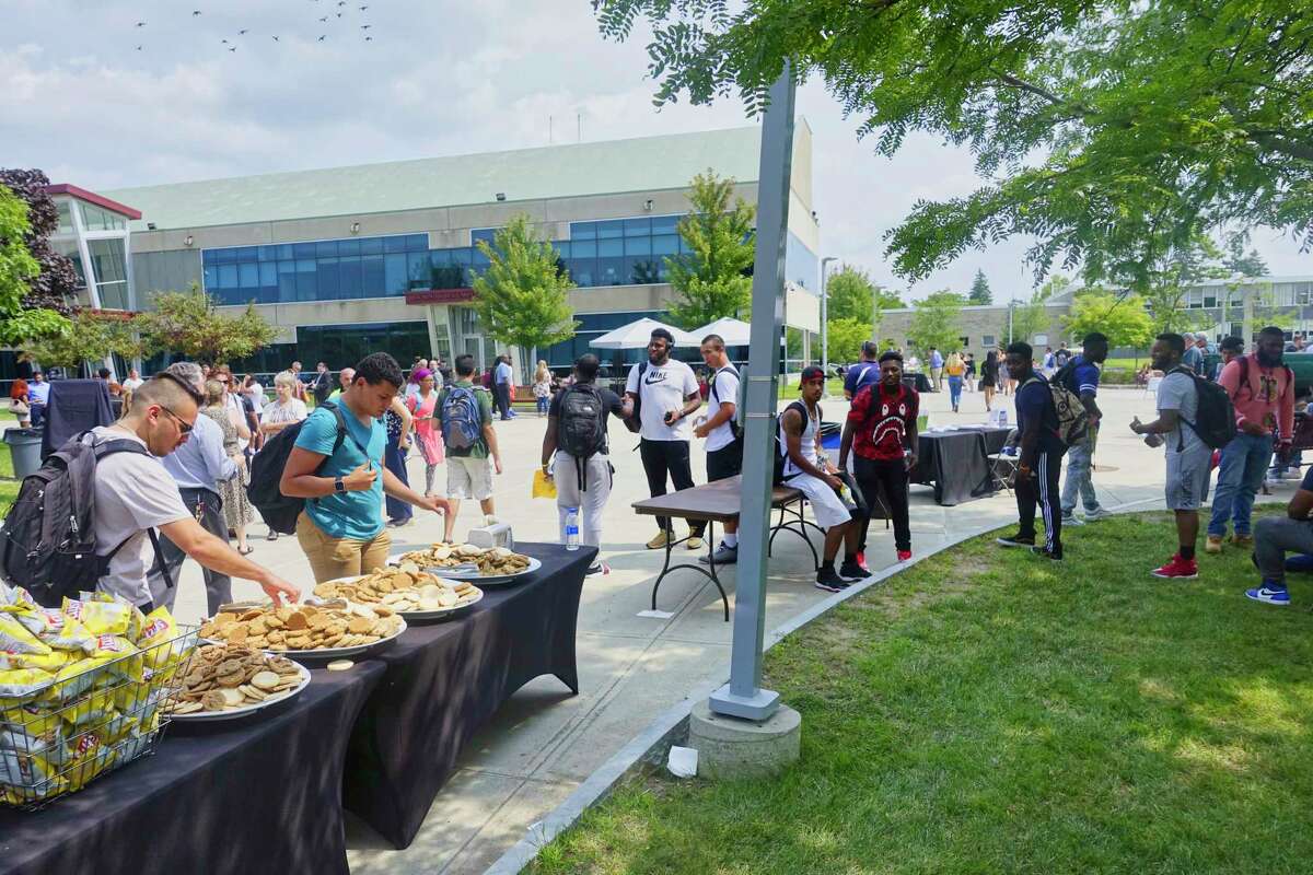 Photos First day of classes at HVCC