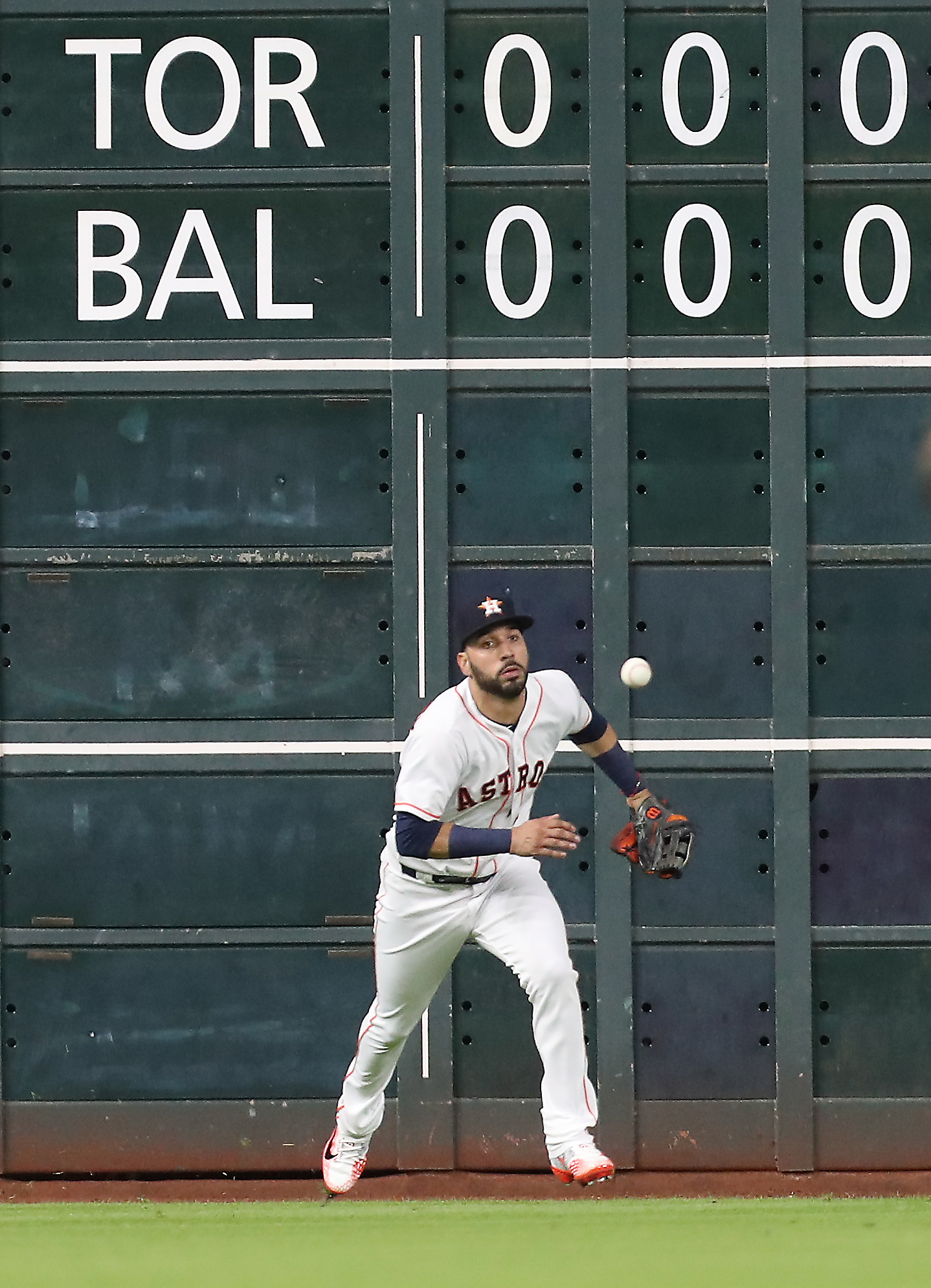 Fans call out to Houston Astros players from above the dugout after the  Astros defeated the Los Angeles Angels 10-4 in their second baseball game,  in Monterrey, Mexico, Sunday, May 5, 2019. (