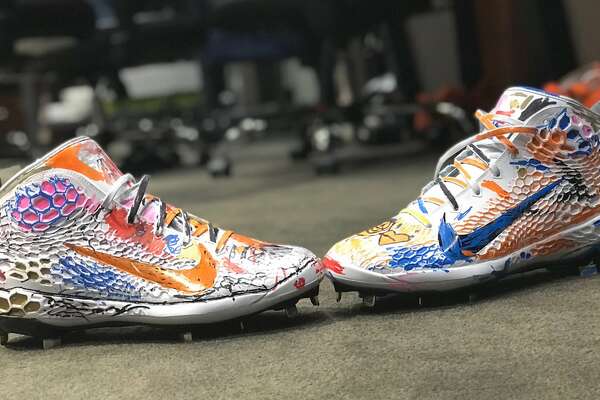 colorful baseball cleats