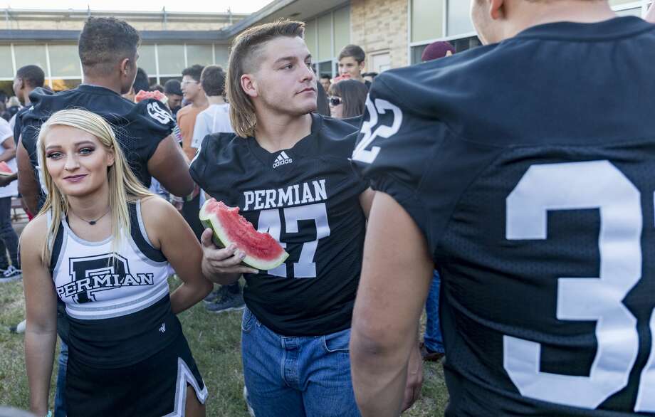 Permian High School football watermelon feed on Thursday, 8/23/2018 Photo: Jacy Lewis/191 News