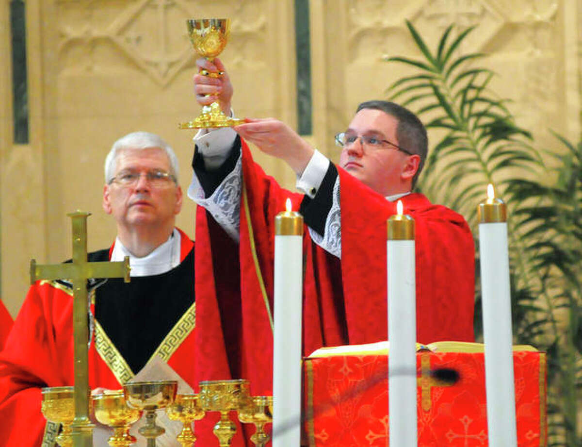 The Rev. Kevin M. Lonergan of Pottsville, Pennsylvania, was charged last week with corruption of minors and indecent assault. Andy Matsko | Republican-Herald (AP)